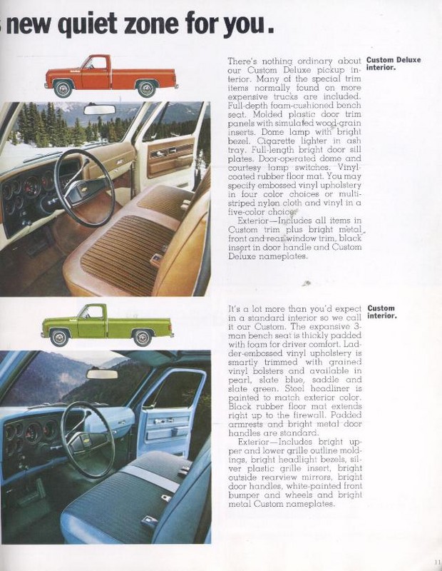 1973 Chevrolet Pickups Brochure Page 17